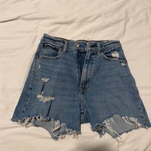 Abercrombie & Fitch Light Blue Denim Shorts